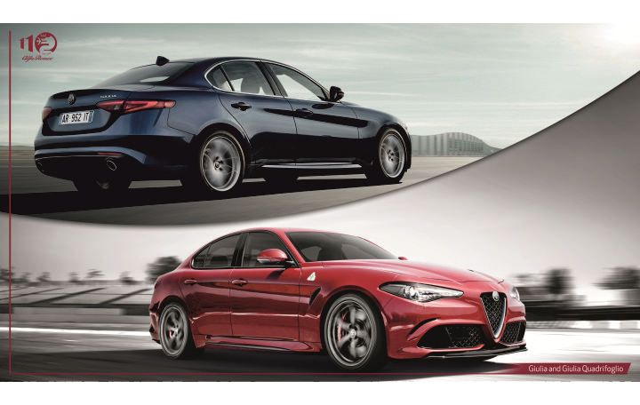 Giulia e Giulia Quadrifoglio
